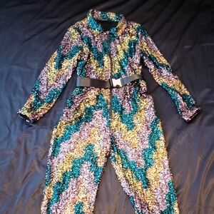 AKIRA sequined jumpsuit